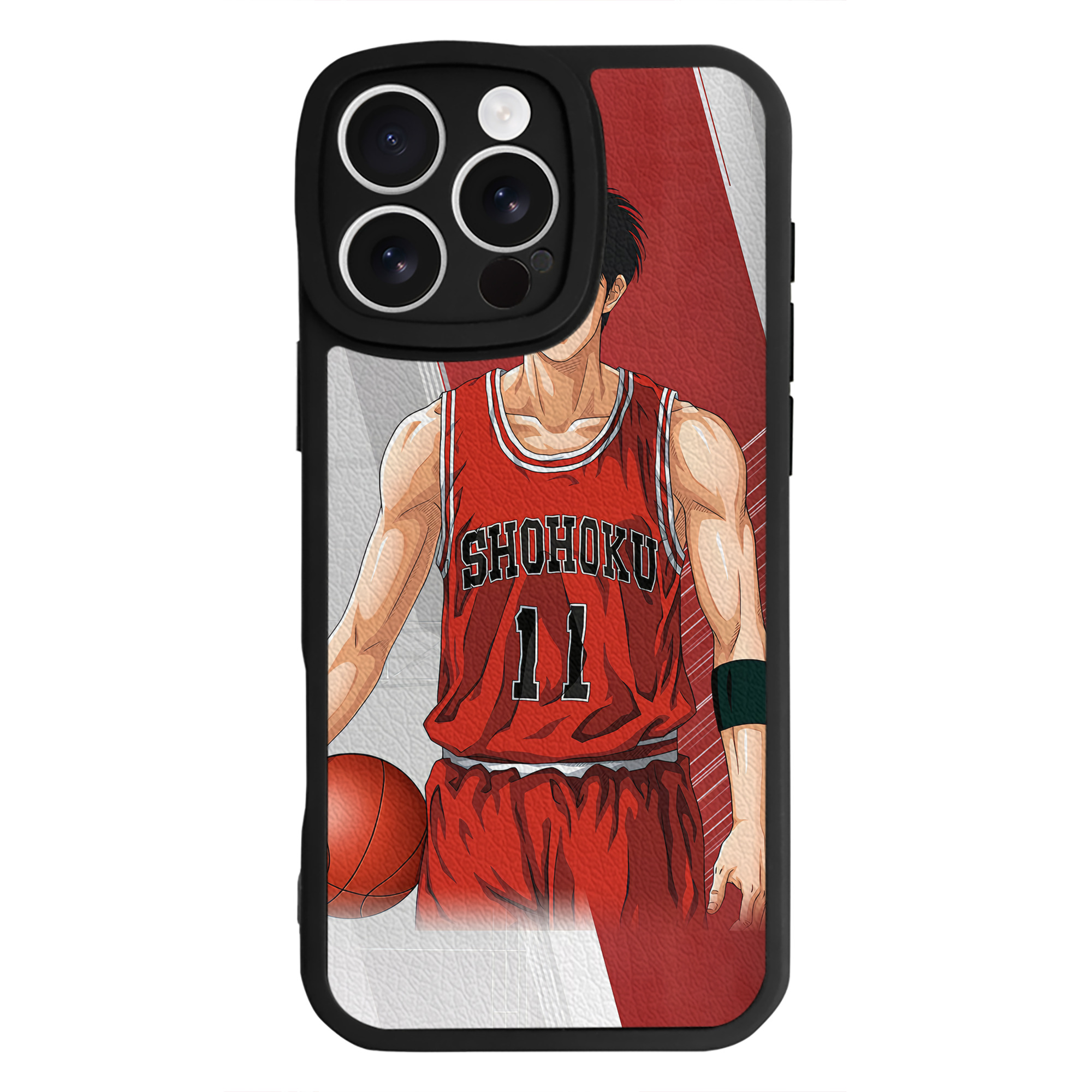 （画像用） SLAM DUNK／スラムダンク 【iPhone 16シリーズ対応】シリコンスマホケース（レザー調） 材質：シリコン